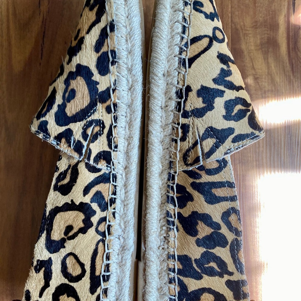 Sam Edelman Khloe Leopard Calf Hair Espadrilles - Picture 8 of 12